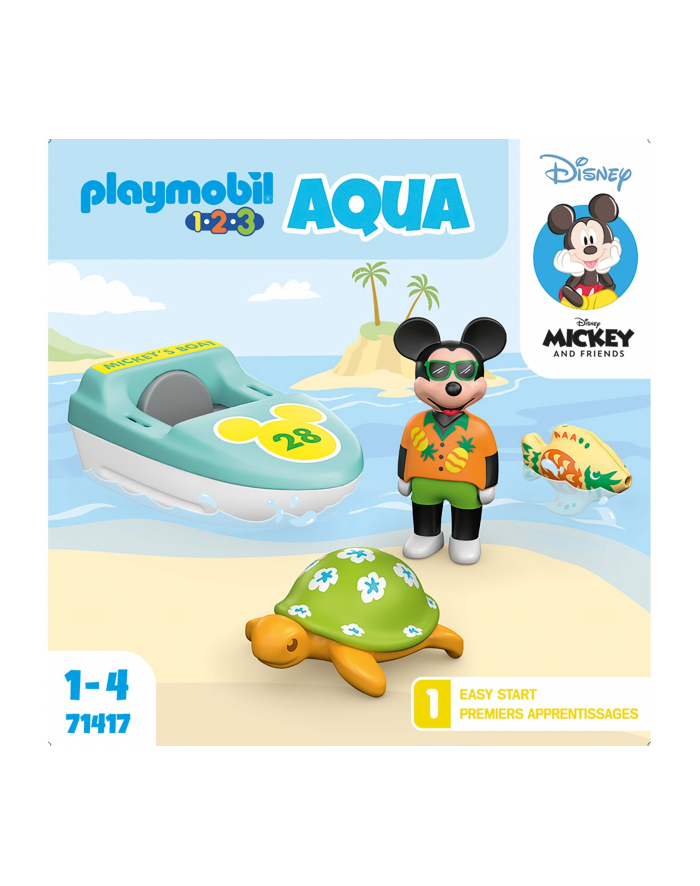 PLAYMOBIL 71417 1.2.3 ' Disney: Mickey's Boat Tour, construction toy główny
