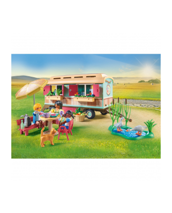 PLAYMOBIL 71441 Country Cozy construction trailer café, construction toy