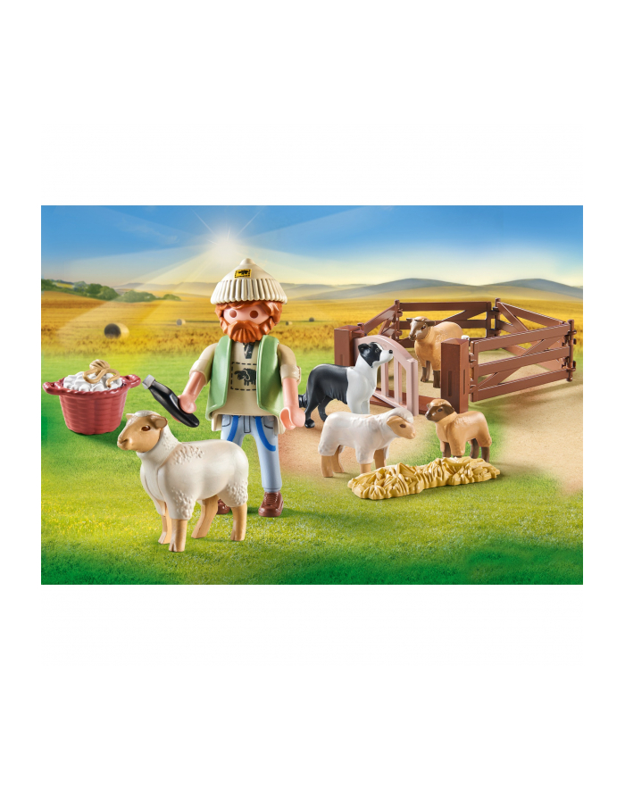 PLAYMOBIL 71444 Country Young shepherd with sheep, construction toy główny