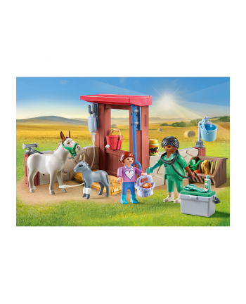 PLAYMOBIL 71471 Country Starter Pack Veterinarian use with the donkeys, construction toy