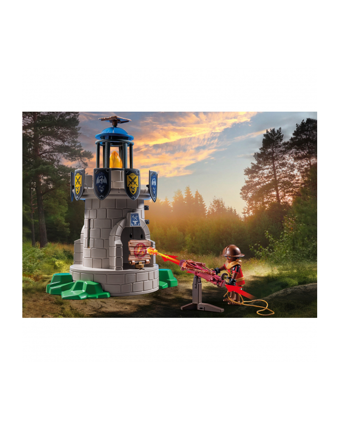 PLAYMOBIL 71483 Novelmore Knight's Tower with Blacksmith and Dragon, construction toy główny