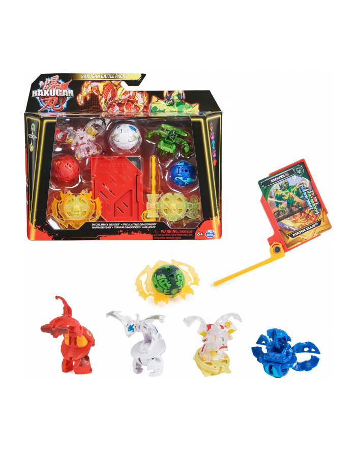 spinmaster Spin Master Bakugan 2023 Battle Pack with 5 Balls Skill Game (with 2 Special Attack Bruiser ' Diamond Dragonoid and three Core Balls) główny
