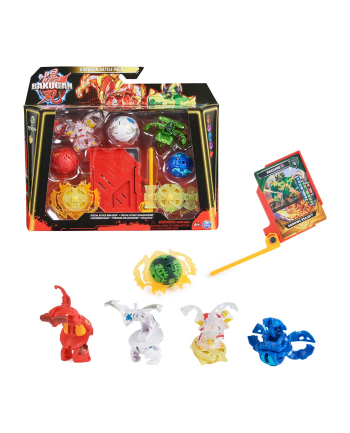spinmaster Spin Master Bakugan 2023 Battle Pack with 5 Balls Skill Game (with 2 Special Attack Bruiser ' Diamond Dragonoid and three Core Balls)