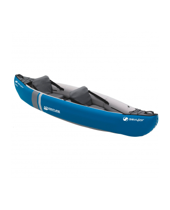Sevylor Adventure Kayak Kit, inflatable boat (dark blue/grey, 314 x 88cm, set with paddle)