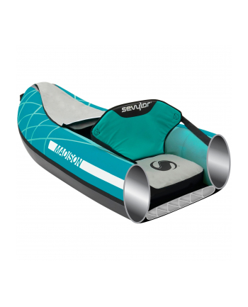 Sevylor Madison kayak kit, inflatable boat (green/grey, 327 x 93cm, set with paddle)