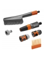 GARD-ENA Cleansystem basic equipment with hand brush S soft, washing brush (grey/orange, incl. 10 soap sticks, cleaning syringe, connector) - nr 4