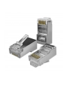 Wtyk QOLTEC złącze MODULARNYne RJ45 | CAT5e | FTP | Pozłacane styki | 100 sztuk - nr 3