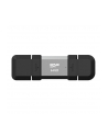 Pendrive Silicon Power Mobile C51 64GB USB-A USB 3.2 Typ-C 120 MB/s Srebrny - nr 1