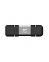 Pendrive Silicon Power Mobile C51 256GB USB-A USB 3.2 Type-C 200MB/s Srebrny - nr 1