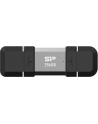 Pendrive Silicon Power Mobile C51 256GB USB-A USB 3.2 Type-C 200MB/s Srebrny - nr 3