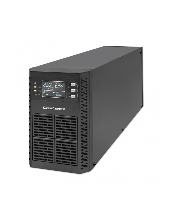 Zasilacz awaryjny UPS Qoltec 2kVA | 2000W | Power Factor 1.0 | LCD | EPO | USB | On-line główny