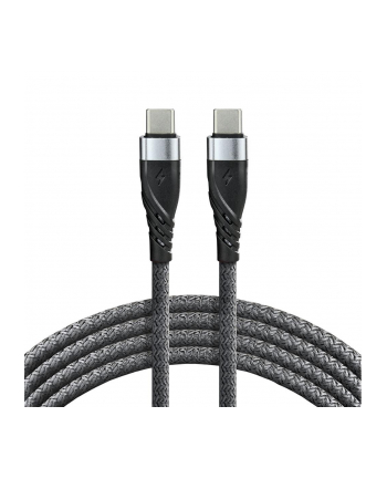 Kabel przewód USB-C PD 200cm everActive CBB-2PDG Power Delivery 3A z obsługą szybkiego ładowania 60W