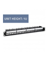 Patch panel QOLTEC do szaf RACK 19'' | 24 porty | 1U | UTP | Czarny - nr 4