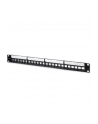 Patch panel QOLTEC do szaf RACK 19'' | 24 porty | 1U | UTP | Czarny - nr 5