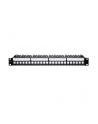 Patch panel QOLTEC do szaf RACK 19'' | 24 porty | 1U | UTP | Czarny - nr 8