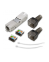 Wtyk QOLTEC RJ45 beznarzędziowy STP | CAT6 | JACK PIN | T568B | T568A - nr 8