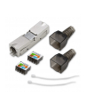 Wtyk QOLTEC RJ45 beznarzędziowy STP | CAT6A | JACK PIN | T568B | T568A - nr 7