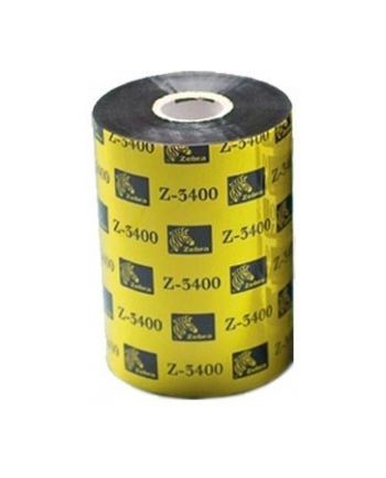 Zebra 3400 Wax/Resin Thermal Ribbon 174Mm X 450M - 170Xiiiiplus - 220Xiiiiplus - 160S - 170Pax - 170Pax3 - 170Xi - 170Xiii - 170 (03400BK17445)