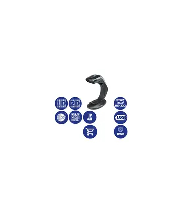 Datalogic Heron Hd3430 Handheld Bar Code Reader 1D/2D Laser Aztec Data Matrix Maxicode Micro Qr Cod