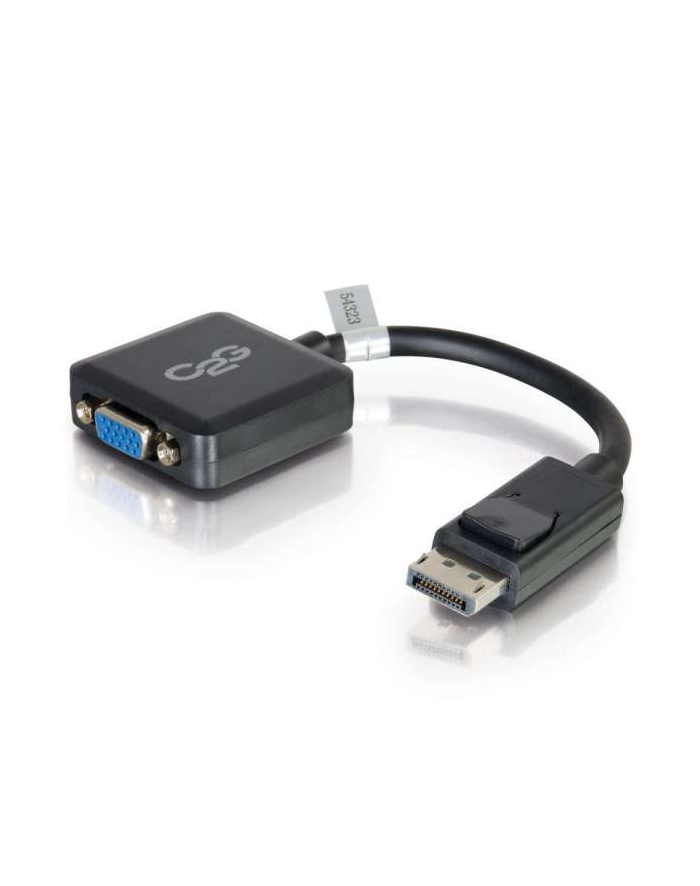 C2G 20Cm Displayport To Vga Adapter Converter - Dp Male Female Black 20 Cm (84323) główny