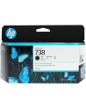 HP INC Atrament HP Ink/HP 738 130-ml Black DesignJet Ink - nr 13