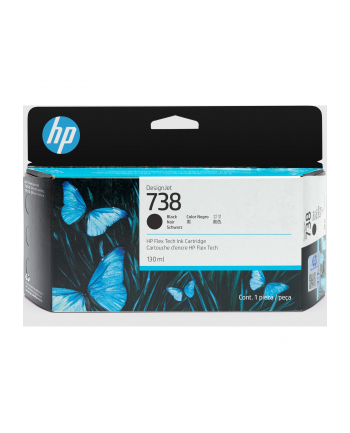 HP INC Atrament HP Ink/HP 738 130-ml Cyan DesignJet Ink