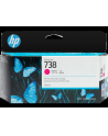 HP INC Atrament HP Ink/HP 738 130-ml MGT DesignJet Ink - nr 3