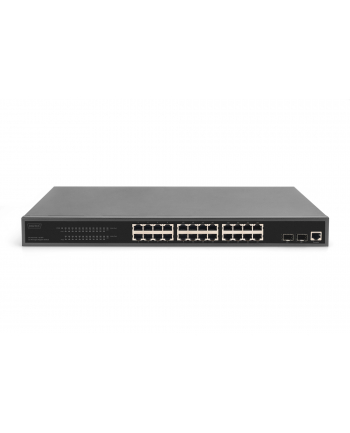 Digitus 24-portowy zarządzany przełącznik gigabitowy Ethernet PoE L2 (DN95359)