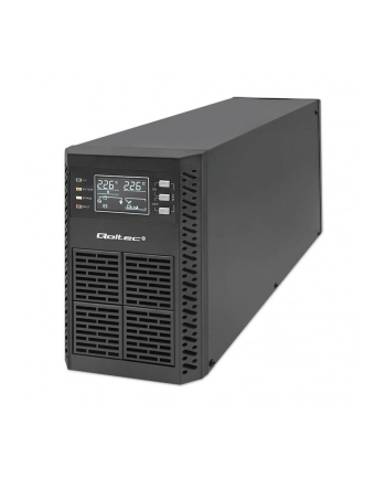 Zasilacz awaryjny UPS Qoltec 2kVA | 2000W | Power Factor 1.0 | LCD | EPO | USB | On-line