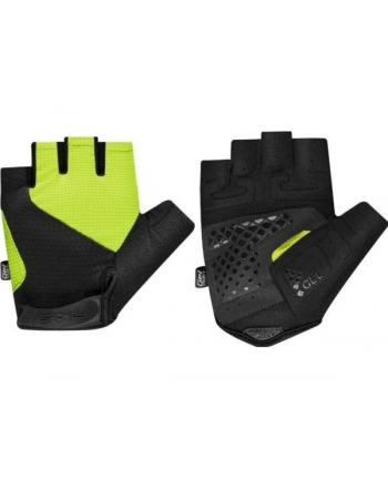 Rękawiczki rowerowe męskie r.XL Expert czarno żółte 941076 SPOKEY