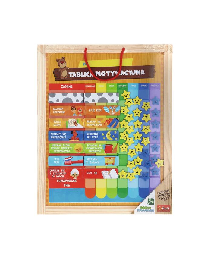 Zabawka drewniana Tablica Motywacyjna 61684 TREFL główny