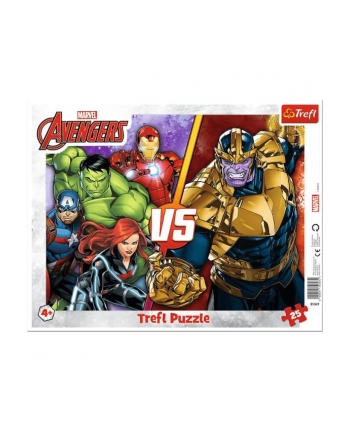 Puzzle ramkowe 25el. Niezwyciężona Drużyna Avengers Disney Marvel 31427 TREFL