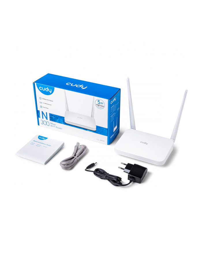 cudy Router WiFi WR300 N300 4xLAN 1xWAN główny