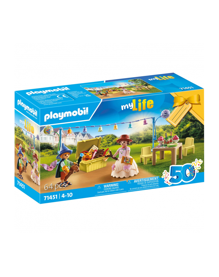 PLAYMOBIL 71451 City Life costume party, construction toy główny