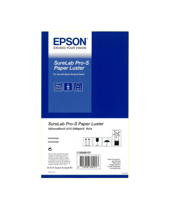 Epson Papier W Roli Surelab Pro-S Paper Luster 102Mm X 65M 248G (2 Szt.) (C13S450137Bp)
