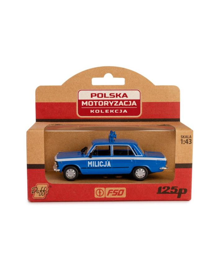 daffi PRL FIAT 125P MILICJA główny