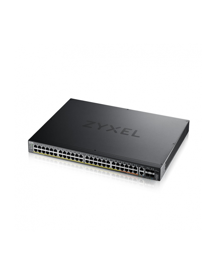 zyxel Przełącznik zarządzalny XGS2220-54HP-(wersja europejska)0101F L3 600W PoE, 40xPoE+/10xPoE++, 48x1G RJ45 2x10mG RJ45, 4x10G SFP+ główny