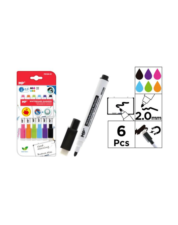 main paper Marker do tablic 6 kolorów MP główny