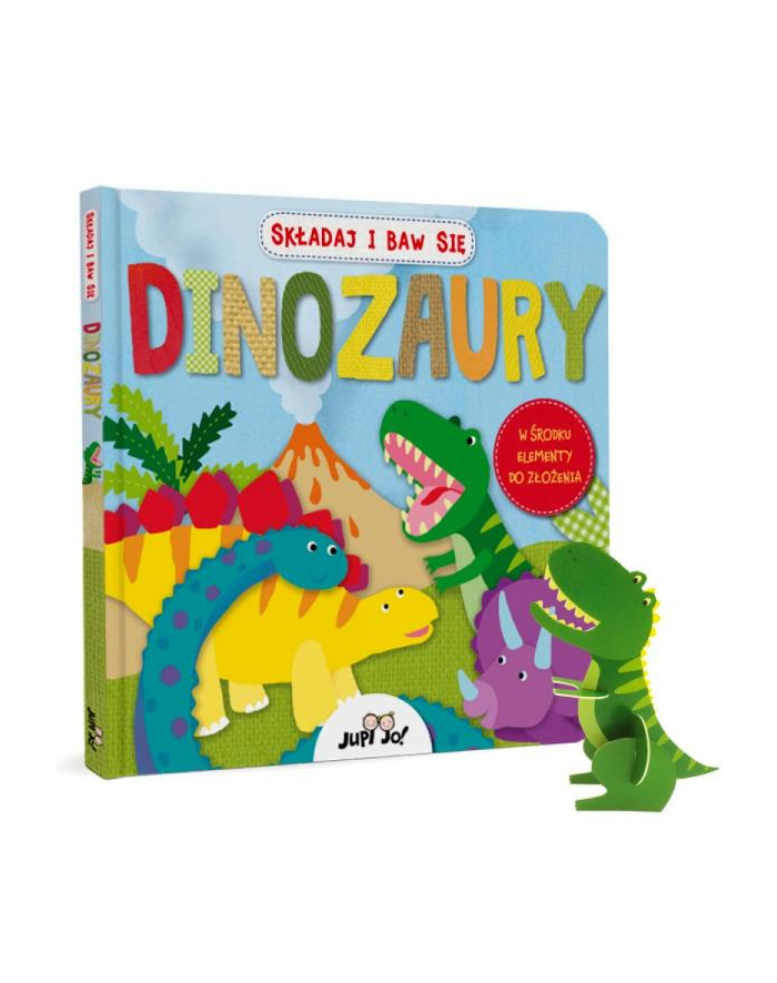 wydawnictwo jedność Książka Składaj i baw się. Dinozaury Wyd. Jedność główny