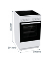 gorenje Kuchnia ceramiczna GEC5A41WG - nr 12