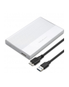 qoltec Obudowa | Kieszeń na dysk SSD HDD 2.5 cala| SATA | USB 3.0 | Super  speed 5Gb/s | 2TB | Srebrna - nr 1