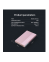 qoltec Obudowa | Kieszeń na dysk SSD HDD 2.5 cala | SATA | USB 3.0 | Super  speed 5Gb/s | 2TB | Różowy - nr 7