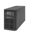 qoltec Zasilacz awaryjny UPS 1kVA | 1000W | Power Factor 1.0 | LCD | EPO| USB | On-line - nr 1