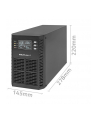 qoltec Zasilacz awaryjny UPS 1kVA | 1000W | Power Factor 1.0 | LCD | EPO| USB | On-line - nr 6