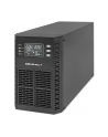 qoltec Zasilacz awaryjny UPS 1kVA | 1000W | Power Factor 1.0 | LCD | EPO| USB | On-line - nr 9