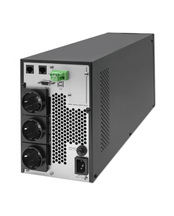 qoltec Zasilacz awaryjny UPS 2kVA | 2000W | Power Factor 1.0 | LCD | EPO| USB | On-line