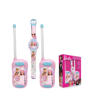 Zestaw Walkie Talkie z zegarkiem cyfrowym Barbie BB00020 Kids Euroswan