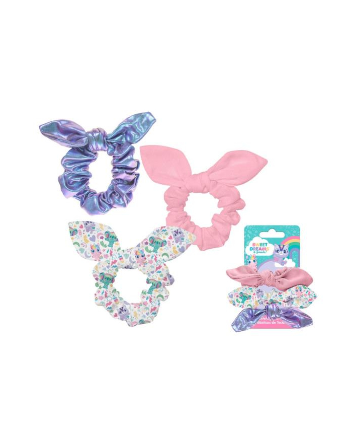 Opaska do włosów z kokardą 3 szt. Sweet Dreams KL11624 Kids Euroswan główny