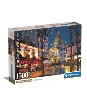 Clementoni Puzzle 1500el Compact Paryż Montmartre 31709