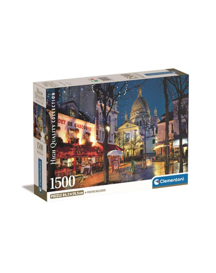 Clementoni Puzzle 1500el Compact Paryż Montmartre 31709 główny